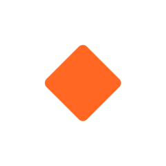 Microsoft small orange diamond