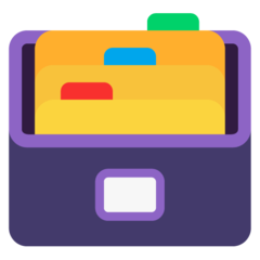 Microsoft card file box
