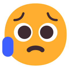Microsoft sad but relieved face