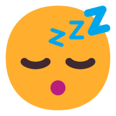 Microsoft sleeping face