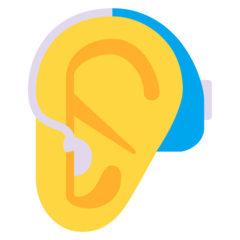 Microsoft ear with hearing aid