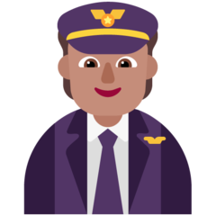 Microsoft pilot: medium skin tone
