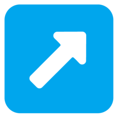 Microsoft up-right arrow