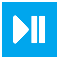 Microsoft play or pause button