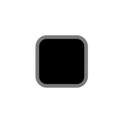 Microsoft black small square