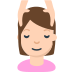 Mozilla person getting massage