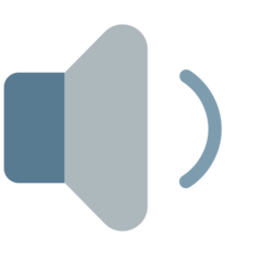 Mozilla 中等音量的扬声器
