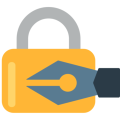 Mozilla locked with pen