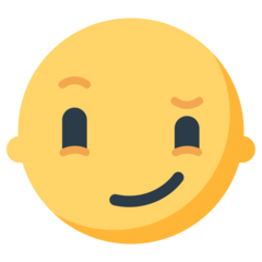 Mozilla smirking face