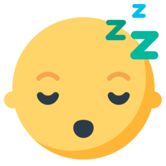 Mozilla sleeping face