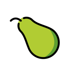 OpenMoji pear