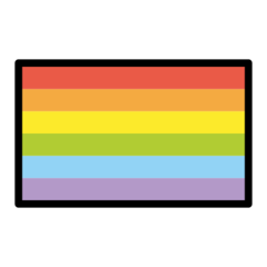 OpenMoji rainbow flag