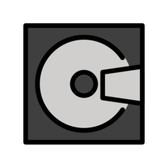 OpenMoji computer disk