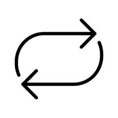 OpenMoji repeat button