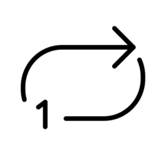 OpenMoji repeat single button
