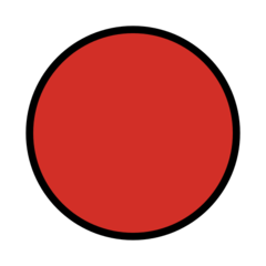 OpenMoji red circle