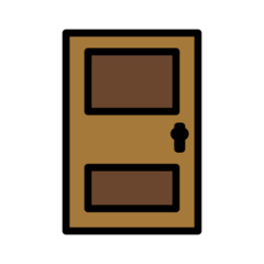 OpenMoji door