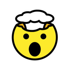 OpenMoji exploding head