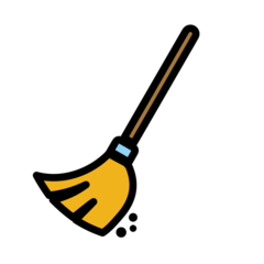 OpenMoji broom