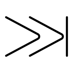 OpenMoji next track button