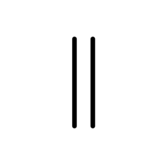 OpenMoji pause button