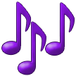 Samsung musical notes
