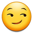 Samsung smirking face