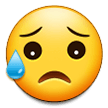 Samsung sad but relieved face