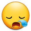 Samsung sleepy face
