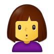 Samsung woman pouting