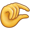 Samsung pinching hand