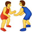 Samsung men wrestling