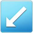 Samsung down-left arrow