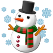 Samsung snowman