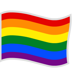 Skype rainbow flag