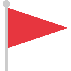 Skype triangular flag