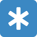Twitter keycap: *