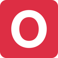 Twitter O button (blood type)