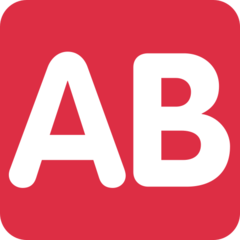 Twitter AB button (blood type)