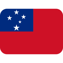 Twitter flag: Samoa