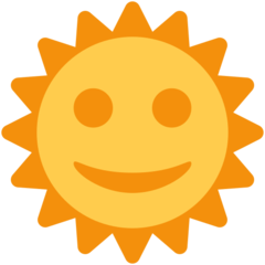 推特 带面孔的太阳