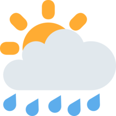 推特 雨云后面的太阳
