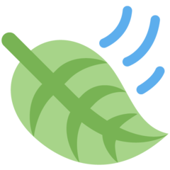 Twitter leaf fluttering in wind