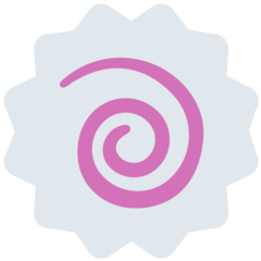 Twitter fish cake with swirl