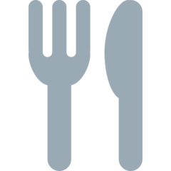 Twitter fork and knife