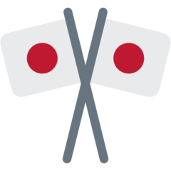 Twitter crossed flags