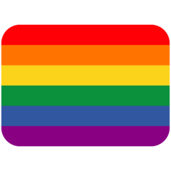 Twitter rainbow flag