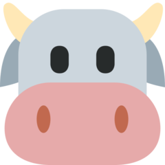 Twitter cow face