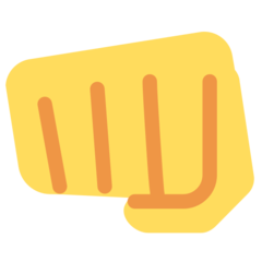 Twitter oncoming fist