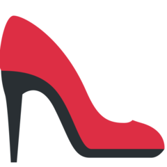 Twitter high-heeled shoe